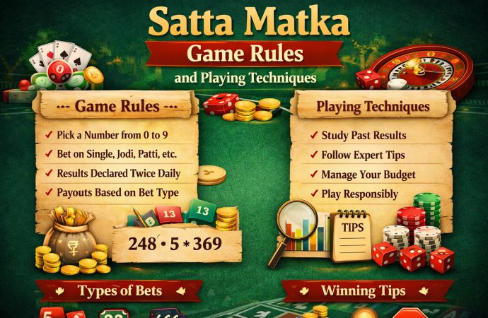 Satta Matka Game Rules and Playing Techniques